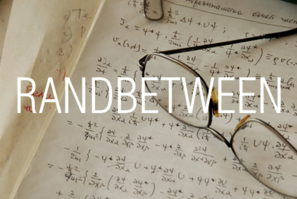RANDBETWEEN関数で整数の乱数を発生させる