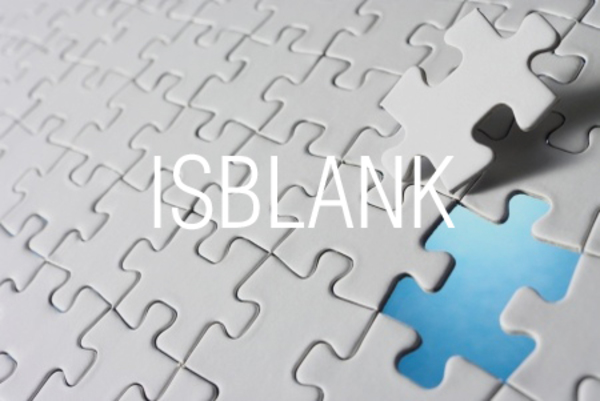 ISBLANK関数で空白セルかどうかを調べる