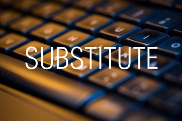 SUBSTITUTE関数で検索した文字列を置き換える