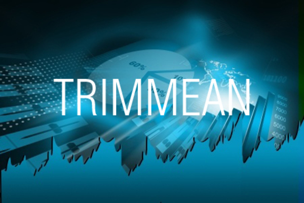 TRIMMEAN関数で極端なデータを除外して平均値を求める