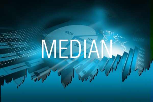 MEDIAN関数で数値の中央値を求める