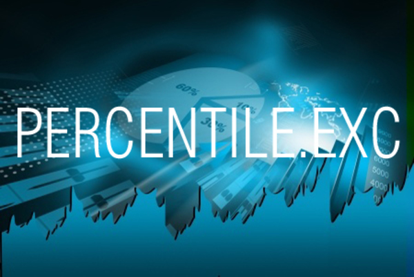 PERCENTILE.EXC関数で百分位数を求める