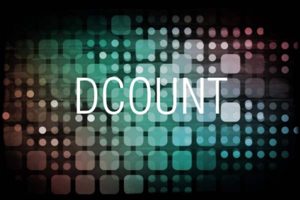 DCOUNT関数で条件を満たす数値の個数を求める