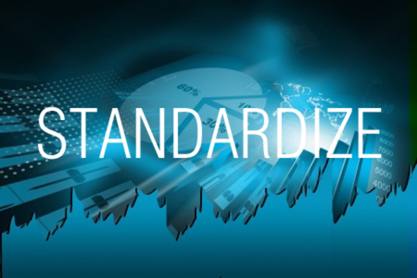 STANDARDIZE関数で数値データをもとに標準化変量を求める