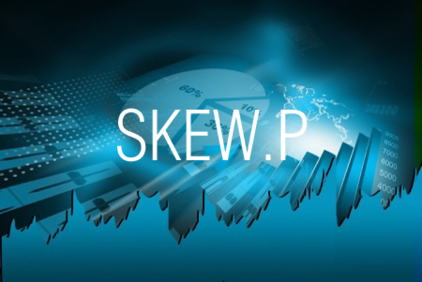 SKEW.P関数で歪度を求める