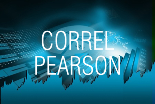 CORREL関数/PEARSON関数で相関係数を求める