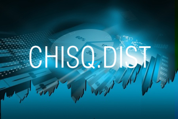 CHISQ.DIST関数でカイ二乗分布の確率や累積確率を求める