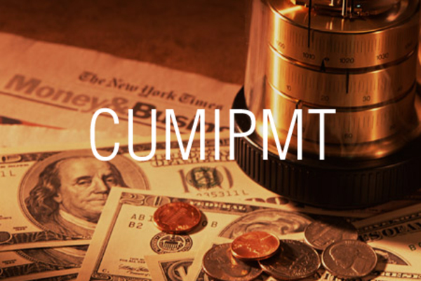 CUMIPMT関数でローンの返済額の金利相当分の累計を求める