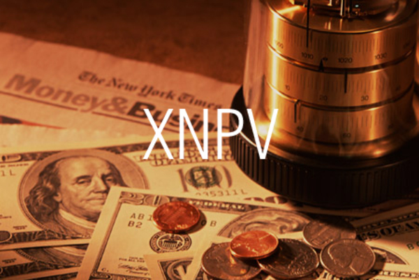 XNPV関数で不定期的なキャッシュフローから正味現在価値を求める