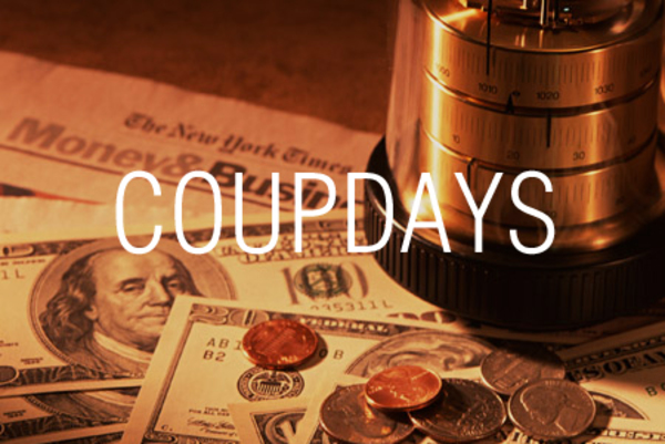 COUPDAYS関数で固定利付債の受渡日が含まれる利払期間の日数を求める