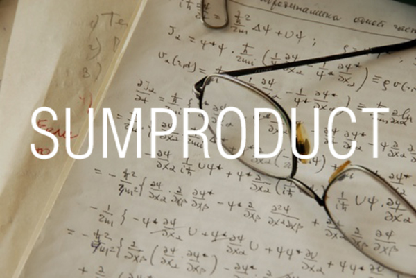 SUMPRODUCT関数で配列要素の積を合計する