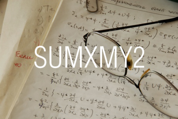 SUMXMY2関数で2つの配列要素の差の平方和を求める