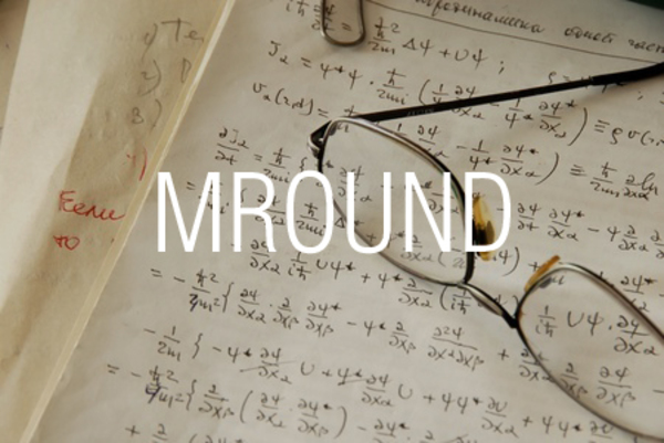 MROUND関数で指定した数値の倍数になるように丸める