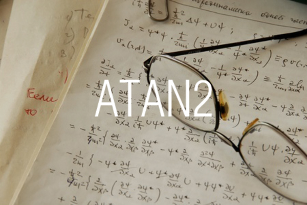 ATAN2関数でx-y座標から逆正接を求める