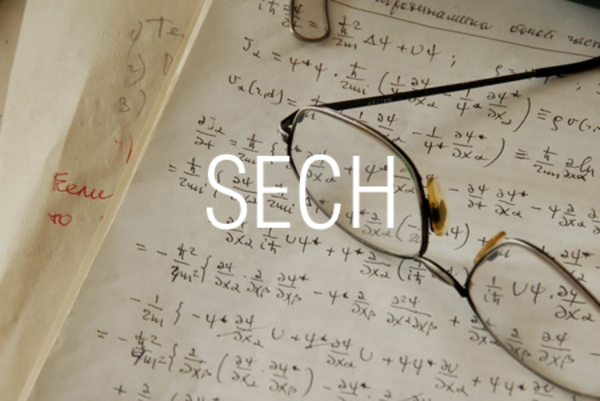 SECH関数で双曲線正割を求める