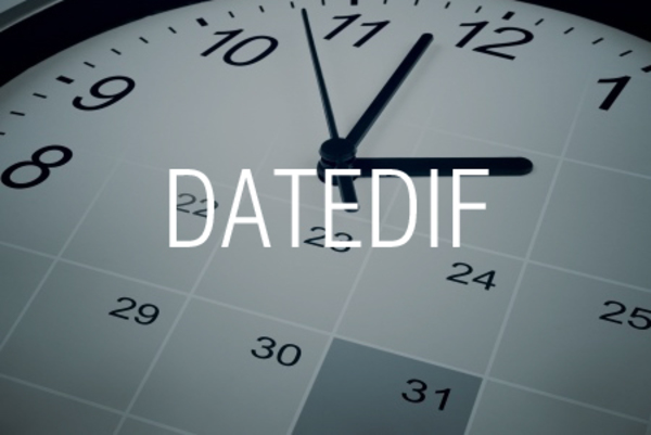 DATEDIF関数で期間内の年数、月数、日数を求める