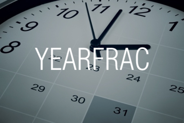 YEARFRAC関数で期間が1年間に占める割合を求める
