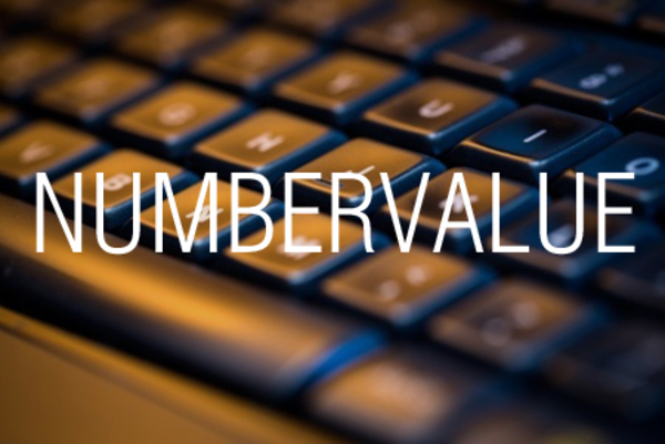 NUMBERVALUE関数で異なる表示形式を持つ数値の文字列を通常の数値に変換する