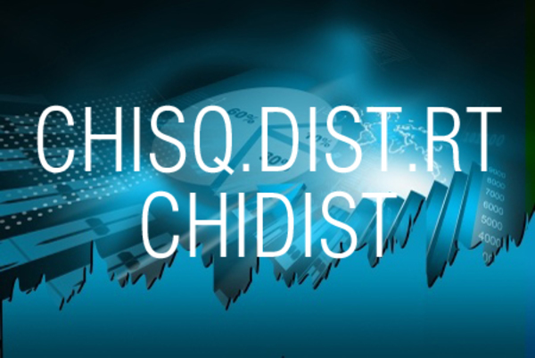 CHISQ.DIST.RT関数/CHIDIST関数でカイ二乗分布の右側確率を求める