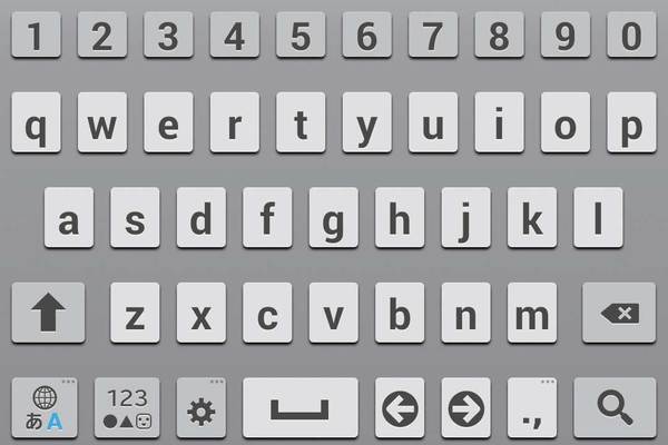 GALAXY S5でQWERTYキーボードを使うには