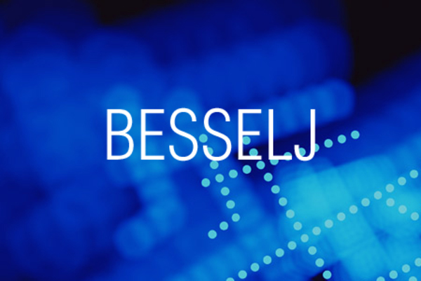 BESSELJ関数で第1種ベッセル関数の値を求める
