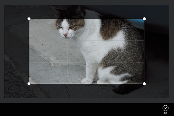 Windows 8.1で写真の周囲を切り取るには