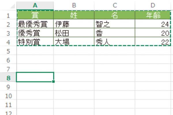 Excelでコピーしたセル範囲の枠が消えないときの対処方法