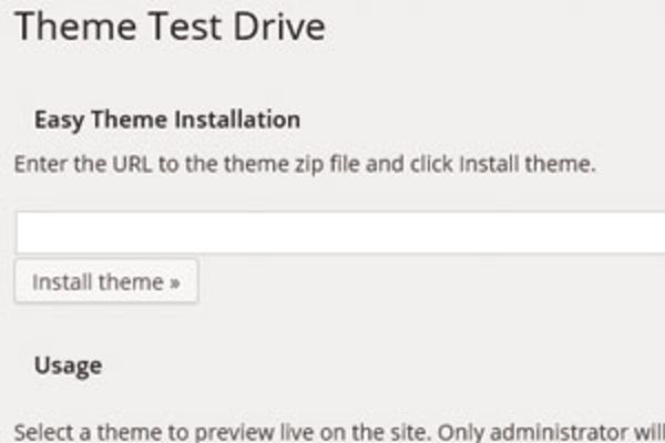 WordPress「Theme Test Drive」プラグインの使い方:作成したテーマを安全にテストする