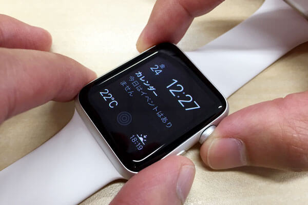 Apple Watchのスクリーンショット(画面キャプチャ)を撮る方法