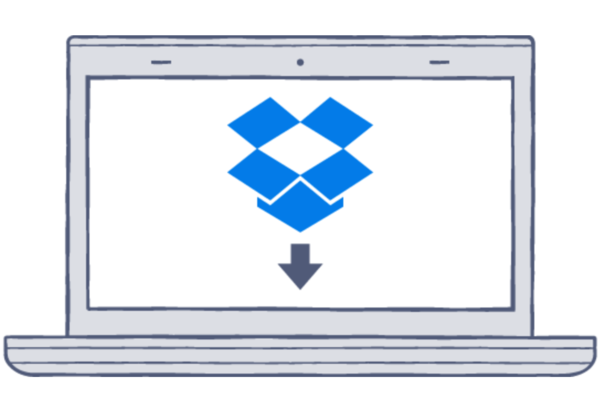 Dropboxをパソコンにインストールする