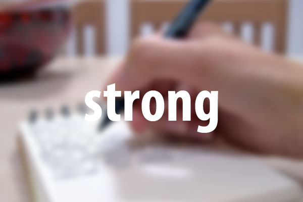 strongタグの意味と使い方