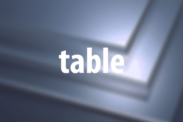 tableタグの意味と使い方