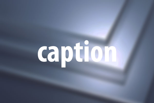 captionタグの意味と使い方