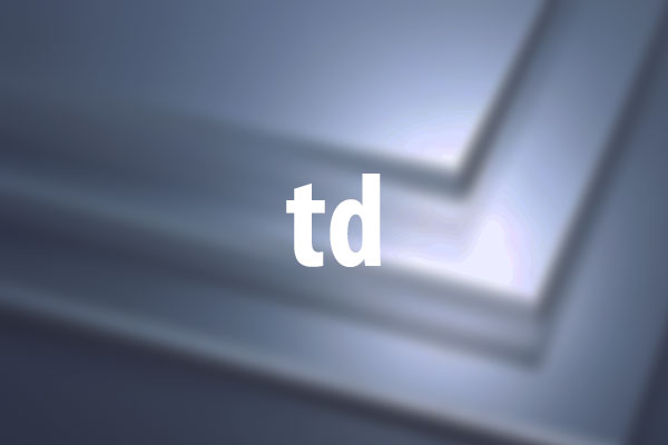 tdタグの意味と使い方