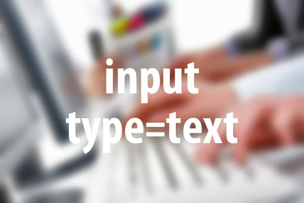 1行のテキスト入力フォームを設置する