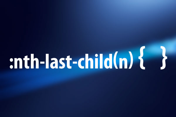 最後からn番目の子要素にスタイルを適用する
