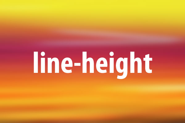 line-heightプロパティの意味と使い方