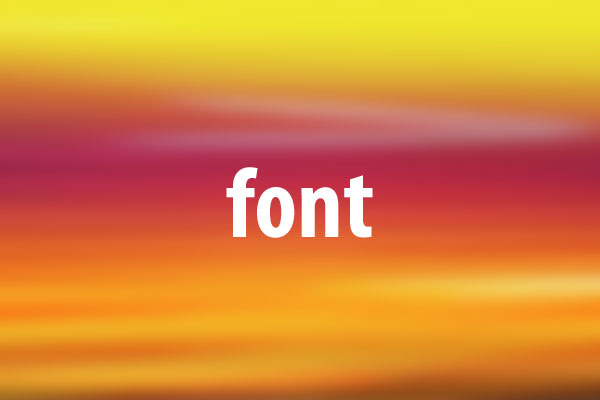 fontプロパティの意味と使い方