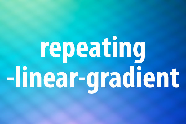 repeating-linear-gradient関数の使い方