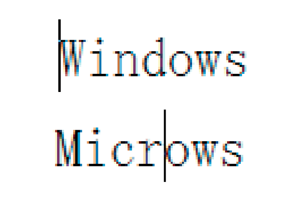 文字が上書きされてしまうときの対処法