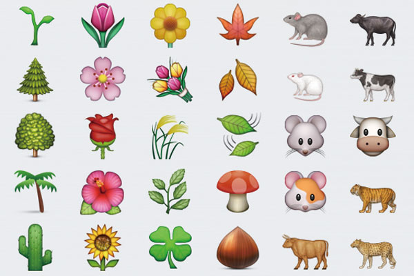 iPhoneで利用できる絵文字の種類は?