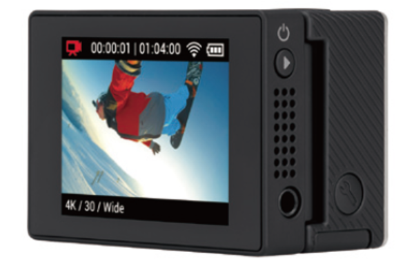 GoProのタッチディスプレイを使った動作再生・編集機能