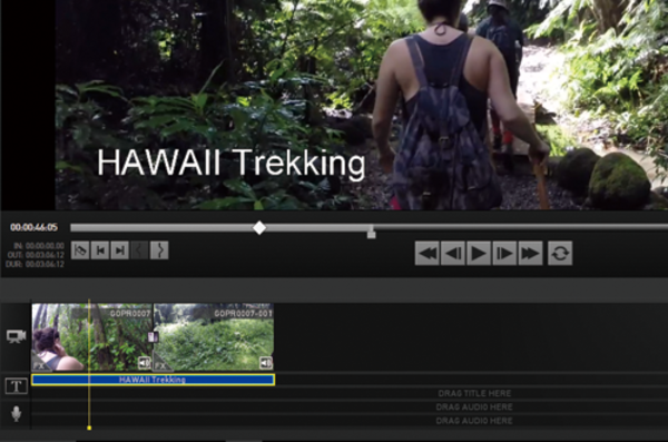 GoPro Studioで動画にテロップを挿入する方法