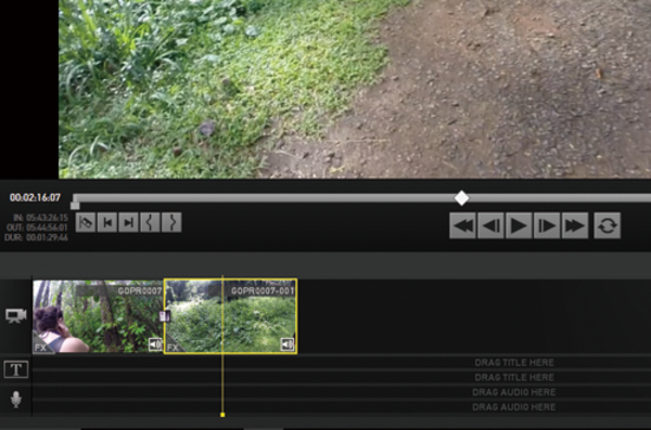 GoProで撮影した2本の動画をGoPro Studioで1本にする方法