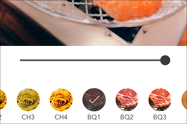 写真もおいしく! 「スイーツ」「肉」専用フィルター搭載の食べ物撮影アプリ「Foodie」