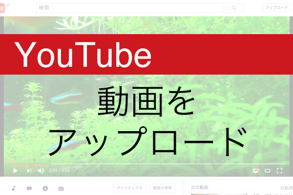 【YouTube】動画を公開する方法。タイトルやタグで見つかりやすく!