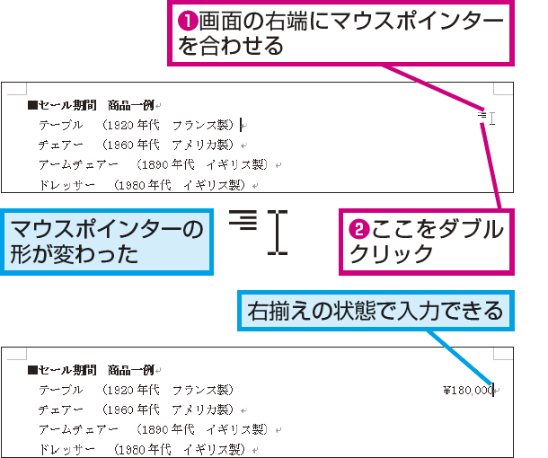 Wordで1行の左端と右端に文字を入力する方法 できるネット