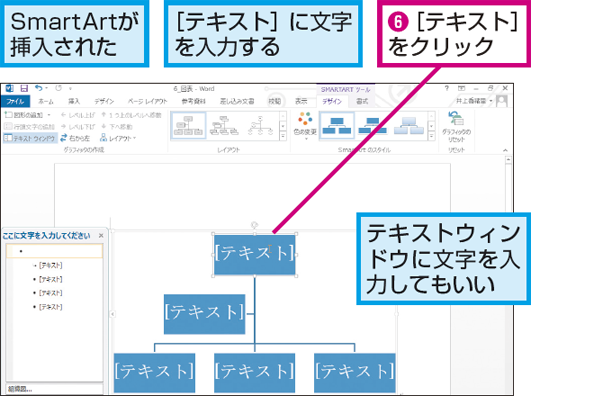 Wordで組織図を作成する方法 できるネット