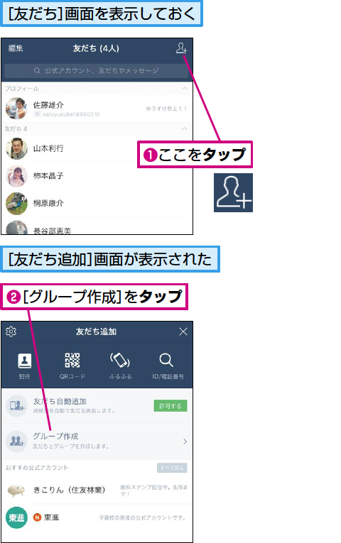 Lineでよく話す友だちのグループを作る方法 できるネット