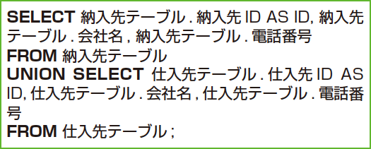 Accessのユニオンクエリをsqlステートメントで定義し作成する方法 できるネット